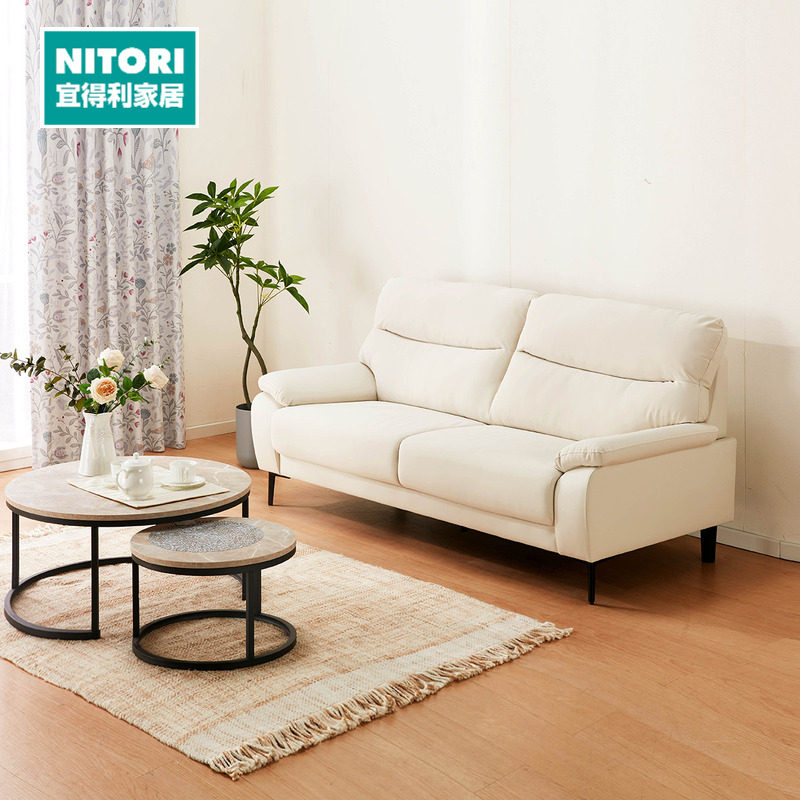 NITORI宜得利家居 家具 客厅简约沙发 MK02CN,住宅家具,皮布沙发,淘宝优惠券,粉丝福利购,淘宝优惠卷
