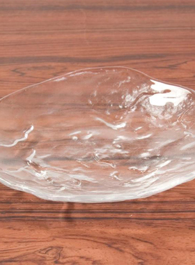 NITORI宜得利家居家用ins透明杯子/碗17cm 玻璃碗 冰河 N10-4