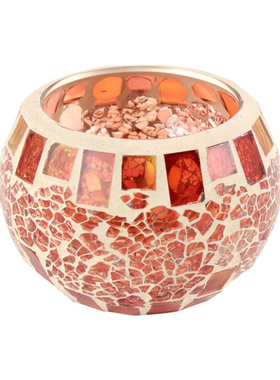 NITORI宜得利家居客厅香氛创意马赛克烛台圆形4775-2899T