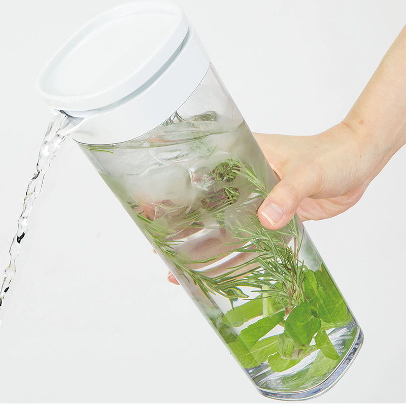 NITORI宜得利家居家用泡茶壶餐馆扎壶1.1L横竖皆可冷水壶