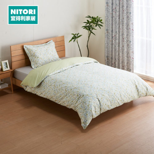 NITORI宜得利家居全棉印花被枕套