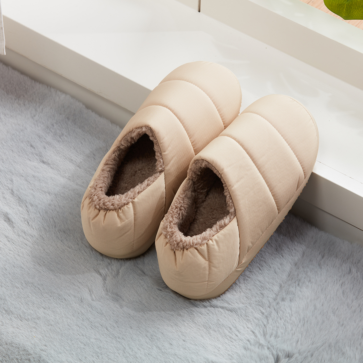 NITORI宜得利家居鞋面防泼水棉拖