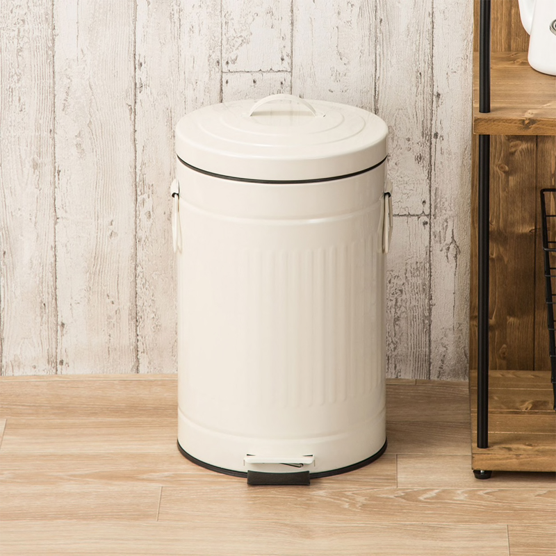 带盖垃圾桶NITORI圆形脚踏