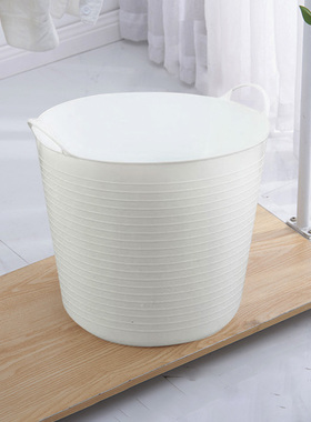 NITORI宜得利家居洗衣用品圆形手提20L容量洗衣篮LB-4139