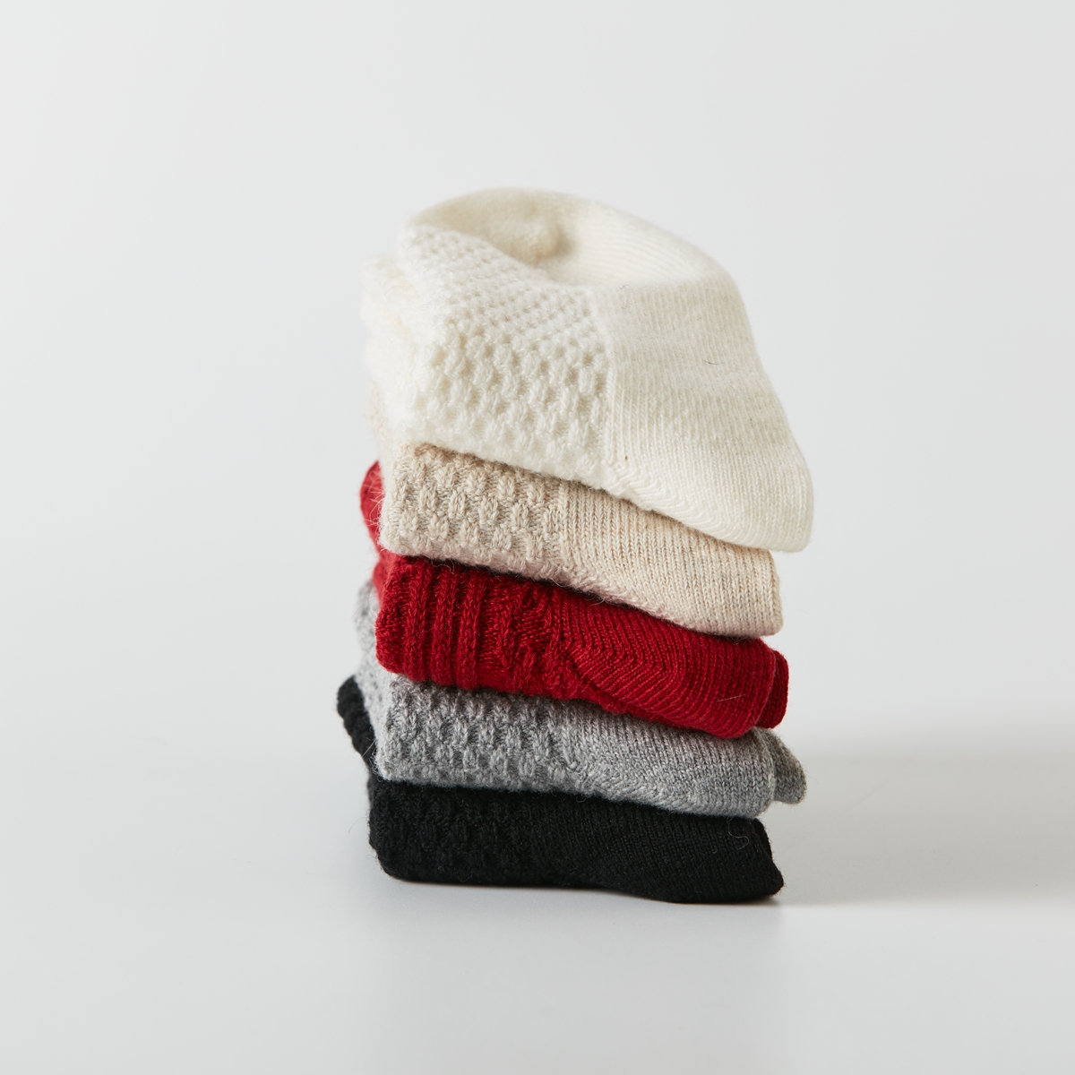 NITORI宜得利家居羊毛保暖中筒袜