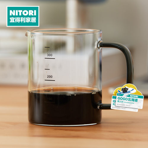 NITORI宜得利家居耐热玻璃量杯
