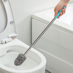 加长柄钢丝球刷家用无死角清洁神器马桶刷不伤手水塔蹲厕厕所刷子
