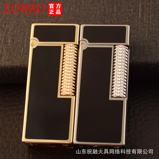 佐罗728侧滑窄机翻盖煤油打火机树脂工艺小巧便携批发代 祝融