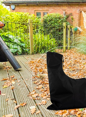 跨境420D牛津布黑色户外树叶机真空袋 适用于吹叶机收纳袋批发