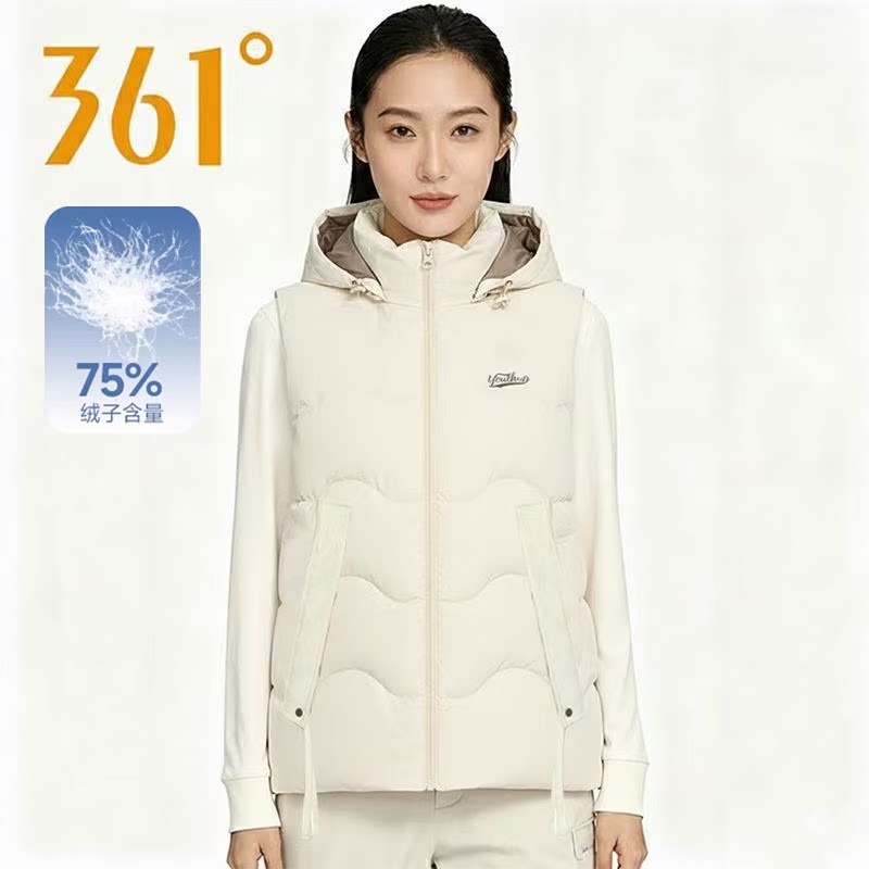 361°羽绒马甲女装保暖外套