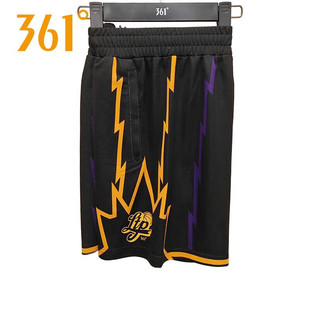 361度透气短裤男子运动裤2025夏季新款宽松篮球裤针织比赛裤