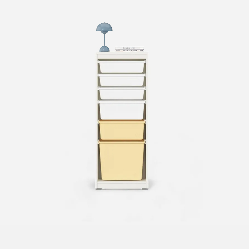 汉森实木多层单列儿童储物柜