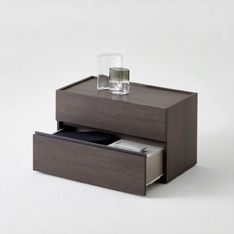 汉森抽屉柜2层收纳靠墙炭灰斗柜