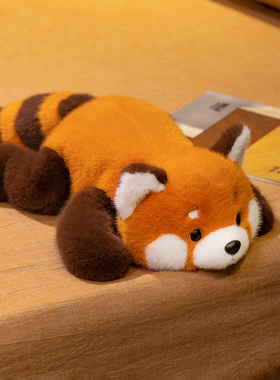 可爱三姿小熊猫浣熊玩偶睡觉抱枕毛绒玩具公仔布娃娃生日礼物女生