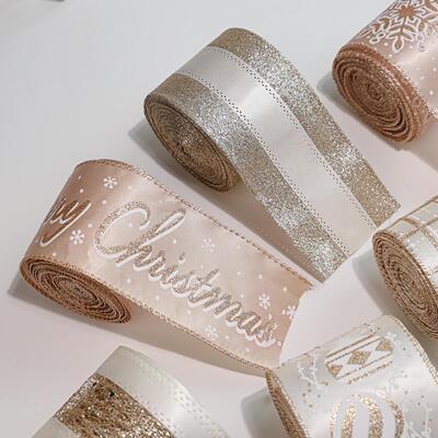 圣诞丝带2025新款高级缎