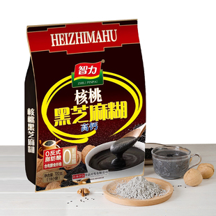 智力手磨黑芝麻糊720g袋装 学生上班族冲饮品 无蔗糖即食营养早餐
