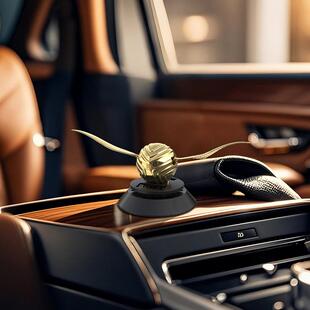 汽车摆件2025新款高级感太阳能翅膀仪表台装饰车载礼品男士香氛高