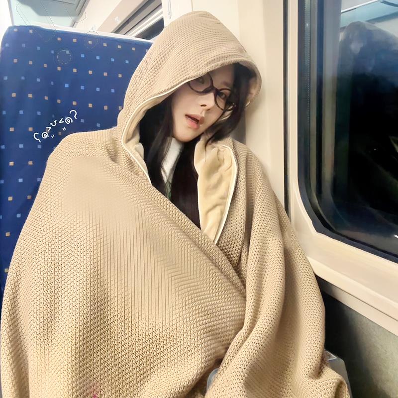 加热披肩毯加热毯子披肩加热盖毯电热披肩暖身毯石墨烯户外露营发