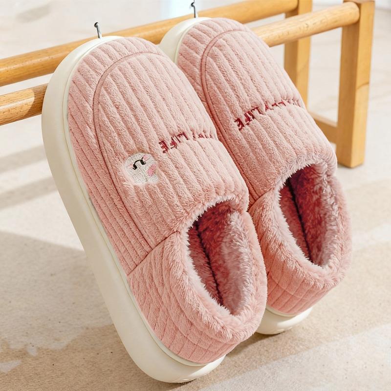 女式棉拖鞋女士2025新款洋气时尚女士秋冬季包跟新款月子鞋室内家