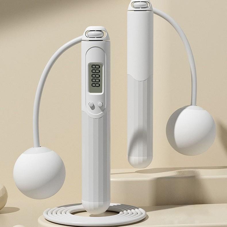 跳绳无绳计数学生中考可调节钢丝绳家用成人负重智能体育用品