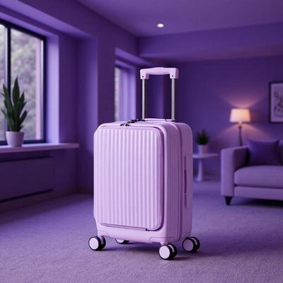 耐用型行李箱22寸旅行箱新款跨境前开口20寸侧开登机拉杆箱抗摔旅