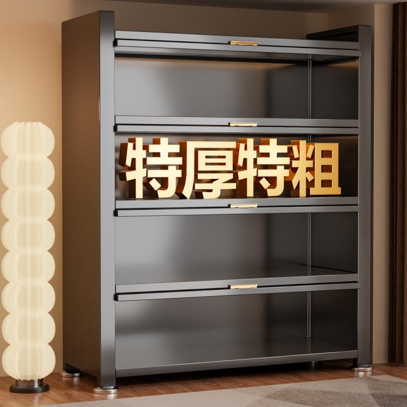 门口入门鞋柜家用门口鞋柜室外过道电梯口家用收纳柜钢制多层置物