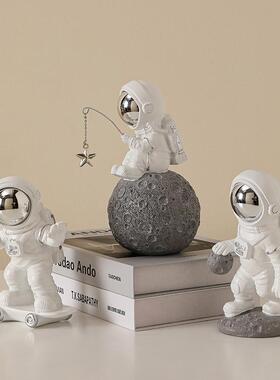 餐边柜装饰品摆件创意北欧宇航员小摆件桌面客厅电视柜儿童房间装