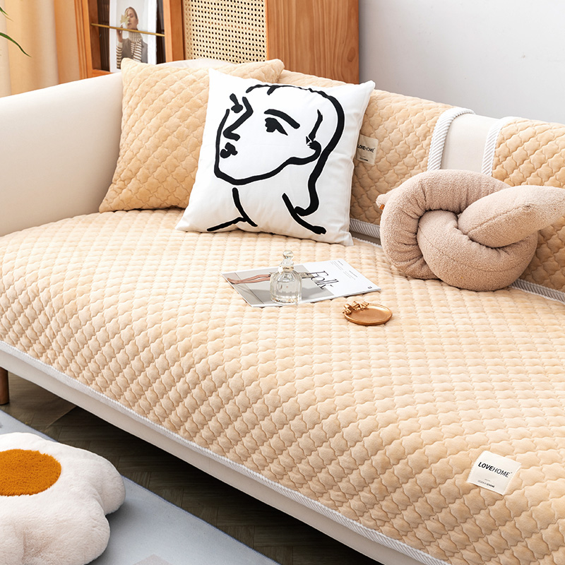 毛绒坐垫子简约防滑保暖