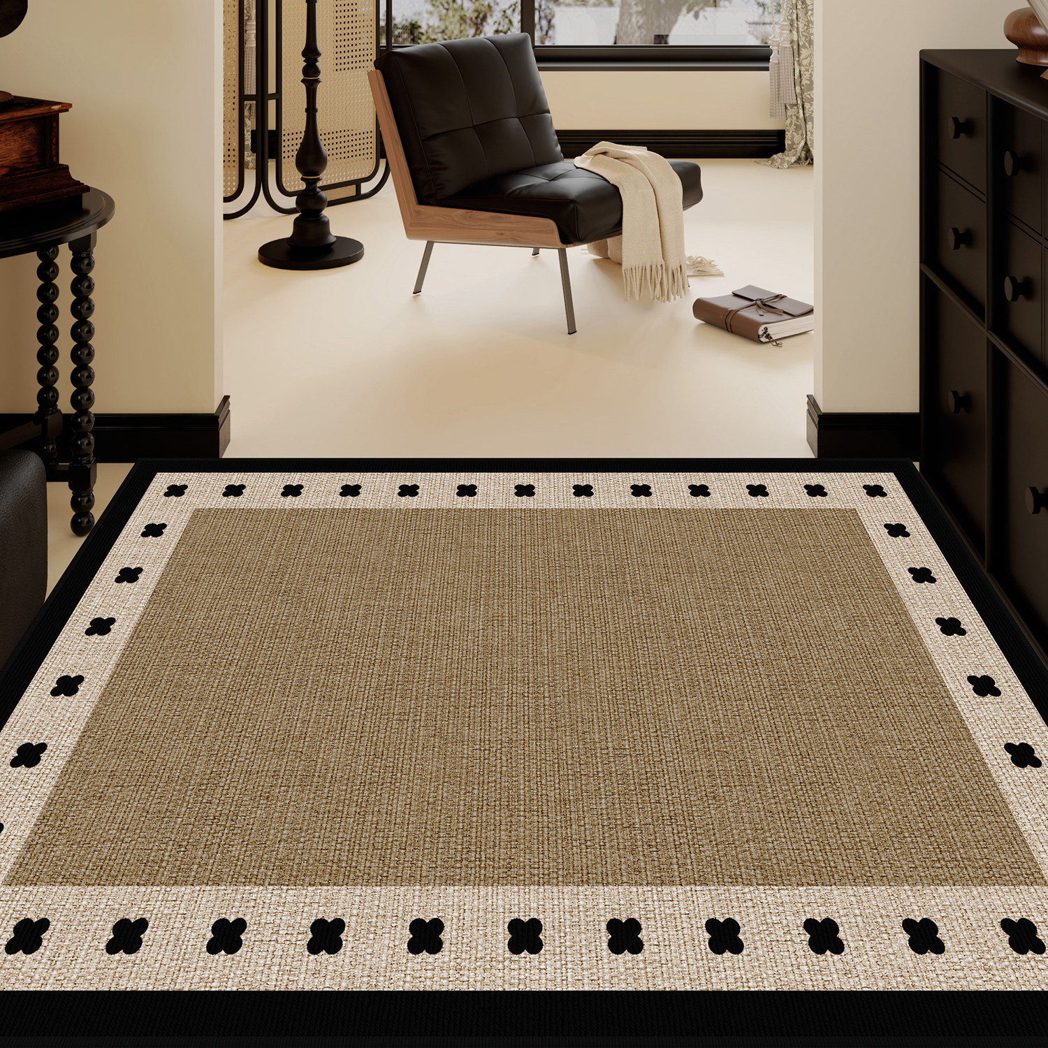 法式中古入户门地垫圈绒地毯进门垫子家用室内玄关门厅大门口脚垫,居家布艺,入户地垫,淘宝优惠券,粉丝福利购,淘宝优惠卷