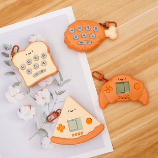 打地鼠按按乐小号掌上电子游戏机男女孩钥匙扣俄罗斯方块益智玩具