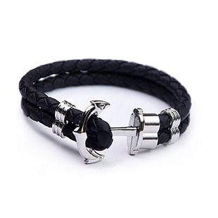 Fashionable men's leather rope bracelet couple accessories潮