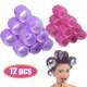 Rollers Roller Self Curlers Hair 12Pcs Grip Heat