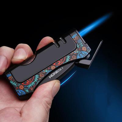HONEST Straight Jet Gas Flashlight Lighter Windproof Cigar