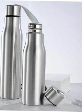 500ml/1000ml Stainless Steel Sport Water Bottle Single-layer