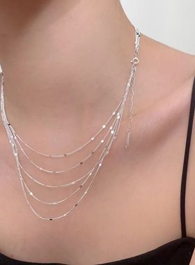 New S925 Sterling Silver Women's Jewelry Collar European