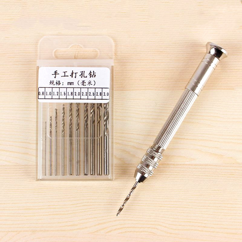 1 Set Metal Hand Drill Equipments Uv Resin Epoxy Mold Tools