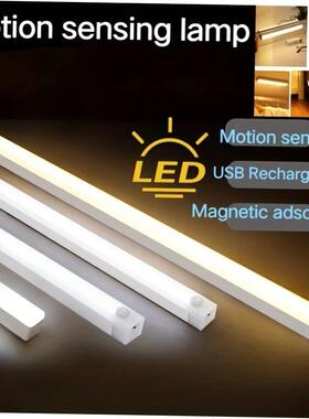 Motion Sensor LED Night Light USB Rechargeable Lamp感应灯