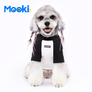 mookipet狗狗衣服新款加厚马尔济斯约克夏雪纳瑞宠物卫衣冬季保暖