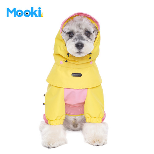 mookipet四脚防水狗狗雨衣户外款