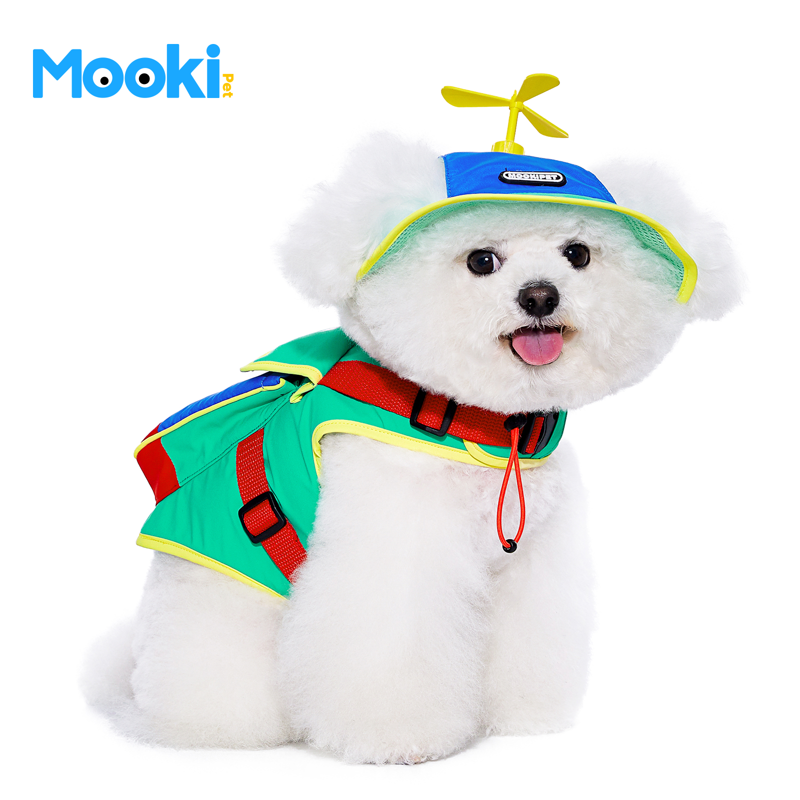 mookipet寵物露耳朵防曬漁夫帽