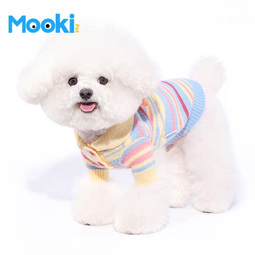 mookipet宠物猫狗狗polo领毛衣