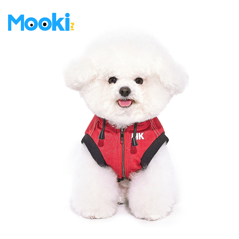 宠物猫咪狗狗可牵引红色马甲