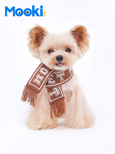 Mookipet Dog Bashs Chaoxia malzis маленькая средняя собака кошка кошка ткацкий шарф милый