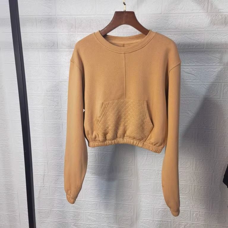 短款卫衣秋季新款圆领套头长袖