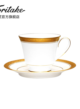 Noritake则武 CRESTWOOD咖啡杯碟欧式下午茶茶具套装送礼精致杯子