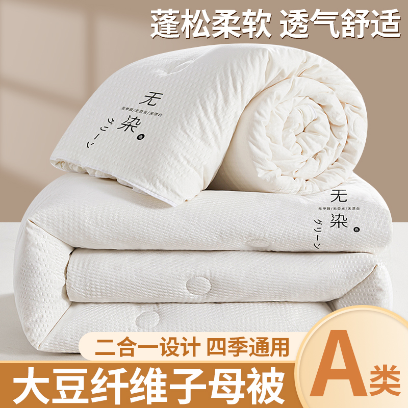 四季通用大豆纤维二合一子母被