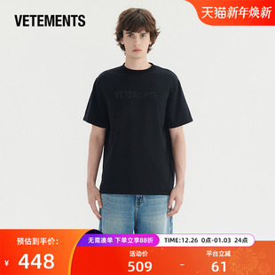 T恤34152005 情侣男女潮流宽松短袖 VETEMENTS夏季 新品