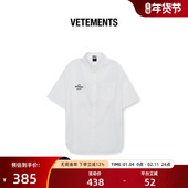 VETEMENTS夏季 64332001 衬衫 新款 休闲宽松潮流舒适情侣潮纯棉短袖