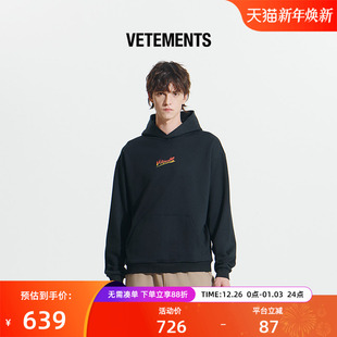 VETEMENTS男女同款 直喷男女套头卫衣64521004 卫衣赛车图案数码
