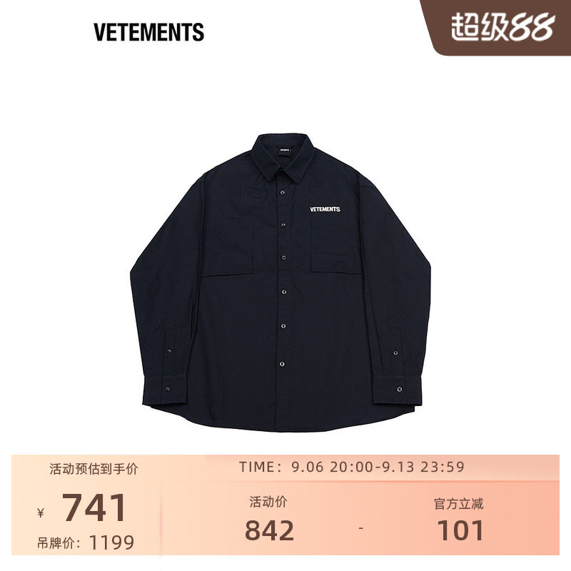 VETEMENTS明星同款青春流行长袖图片